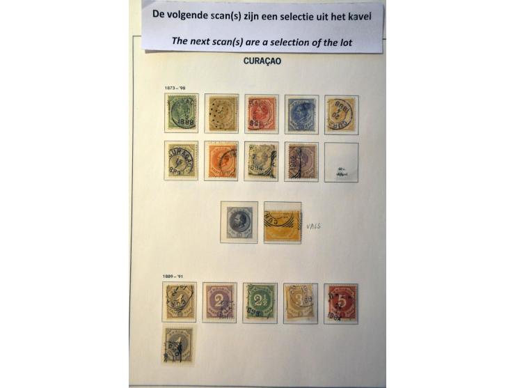 collectie 1873-1949 gestempeld en *, tevens LP8-LP15 op envelop naar Consul of Brazil City.