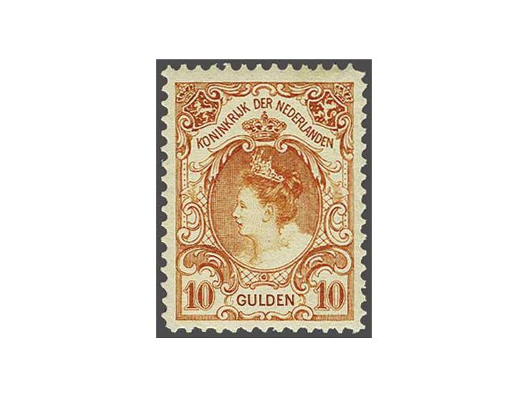 10 gulden oranje, pracht ex. met certificaat Vleeming 2017, cat.w. 950