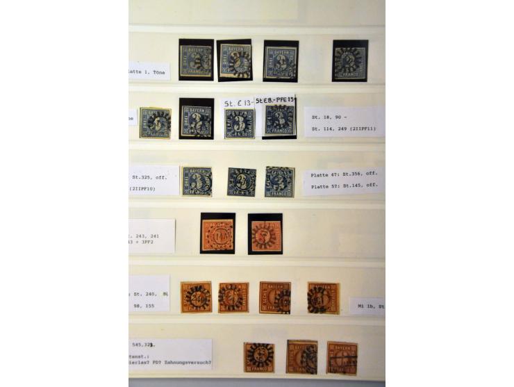collectie tussen Mi. 2 en Mi. 44 gespecialiseerd op insteekbladen