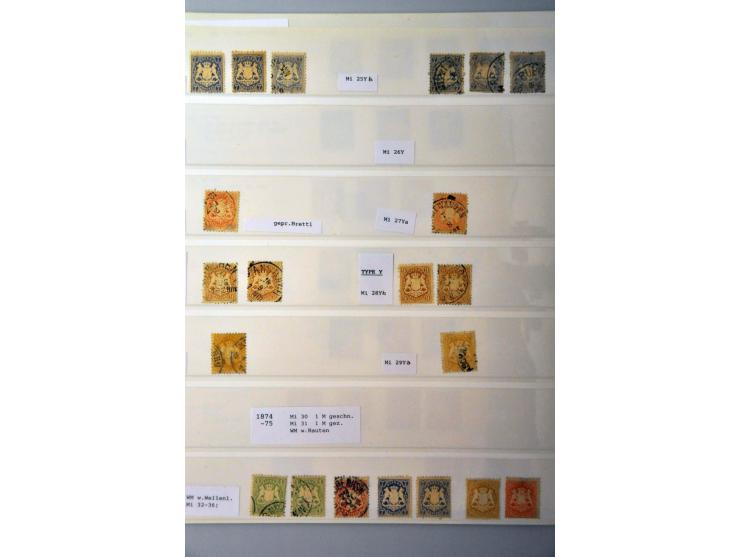 collectie tussen Mi. 2 en Mi. 44 gespecialiseerd op insteekbladen