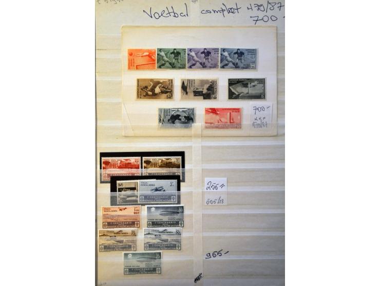 tussen 1913 en 1949  met betere ex. en series **  w.b. iets getint