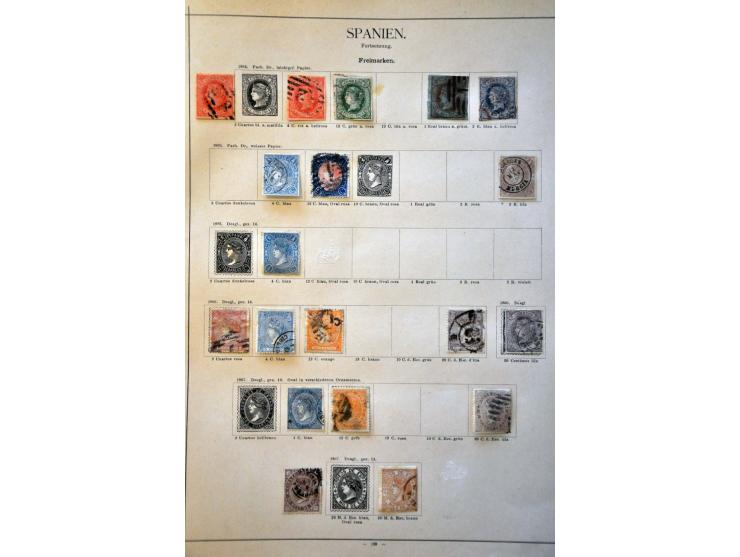 collectie tot 1900 gestempeld w.b. *