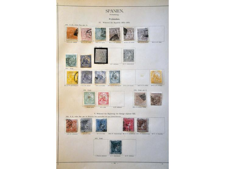 collectie tot 1900 gestempeld w.b. *