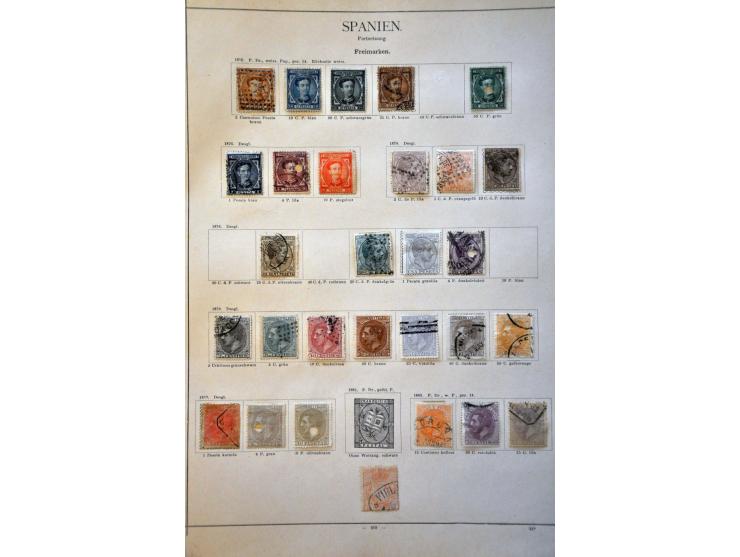 collectie tot 1900 gestempeld w.b. *