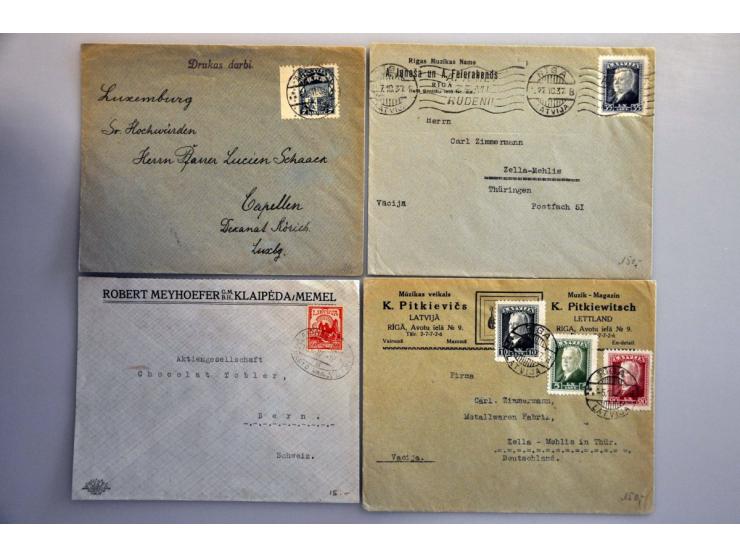 ca. 60 post(waarde)stukken w.b. veel uit de Russische periode vóór 1918