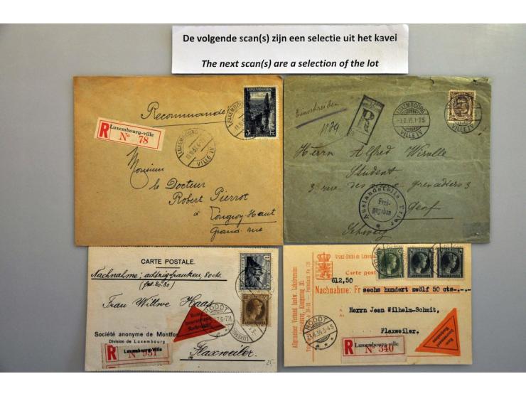 ca. 100 post(waarde)stukken w.b. beter materiaal en prentbriefkaarten