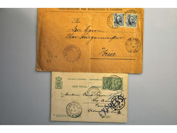 ca. 100 post(waarde)stukken w.b. beter materiaal en prentbriefkaarten