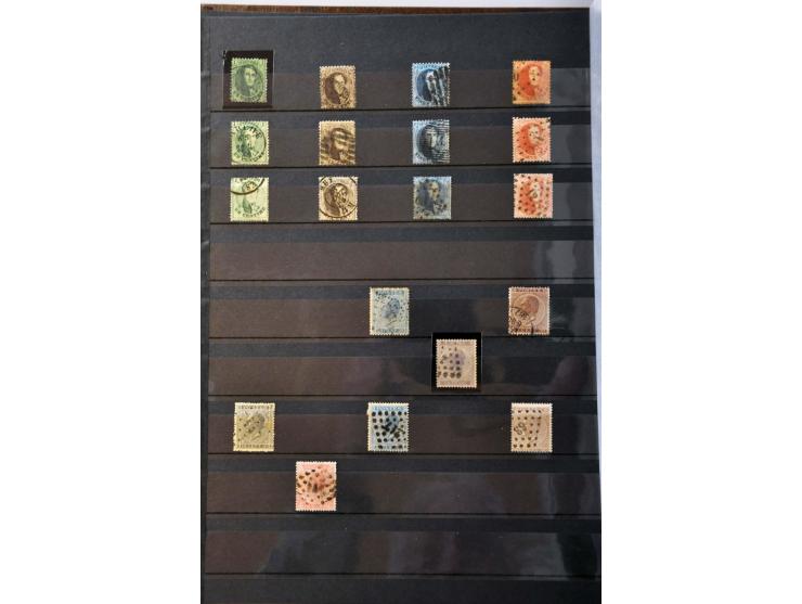 collectie 1849-2005 meest */** met veel betere ex. en series w.b. OBP nr. 37, Albert met Helm, Postzegeldagen Antwerpen, Gekr