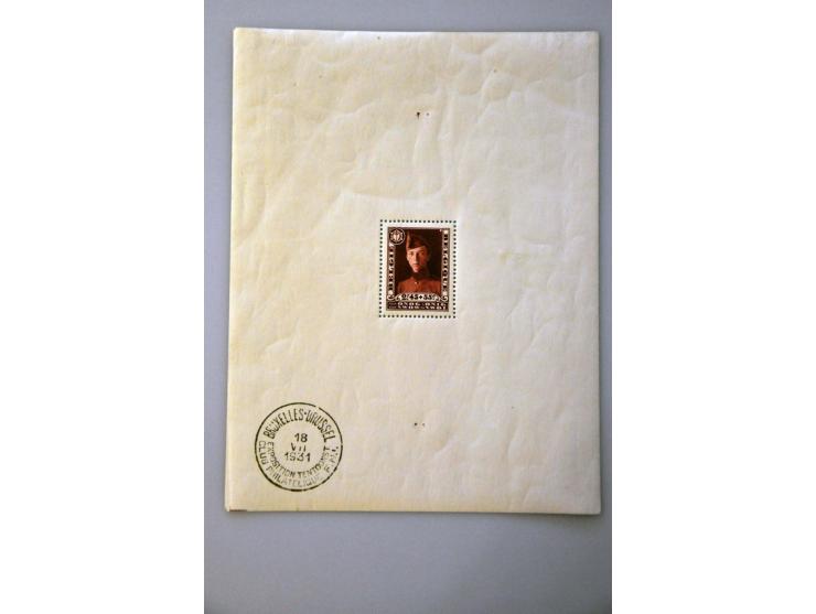 collectie 1849-2005 meest */** met veel betere ex. en series w.b. OBP nr. 37, Albert met Helm, Postzegeldagen Antwerpen, Gekr