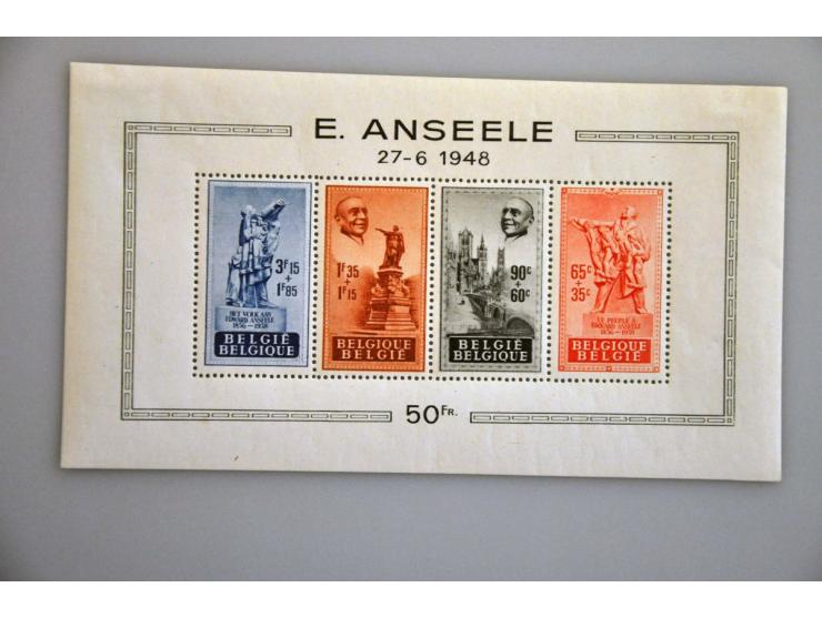 collectie 1849-2005 meest */** met veel betere ex. en series w.b. OBP nr. 37, Albert met Helm, Postzegeldagen Antwerpen, Gekr