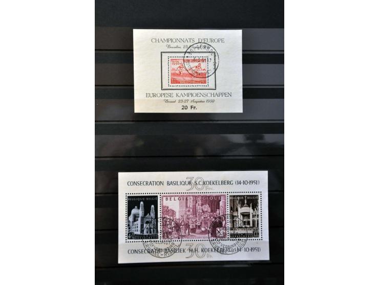 collectie 1849-2005 meest */** met veel betere ex. en series w.b. OBP nr. 37, Albert met Helm, Postzegeldagen Antwerpen, Gekr