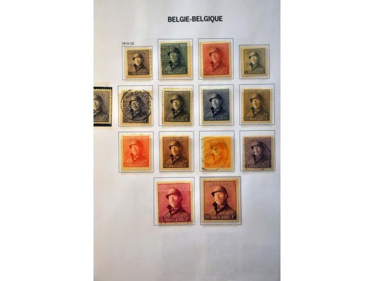 collectie 1849-2015 na 1900 meest */** met veel beter materiaal w.b. Albert met Helm, Mercier (met certificaat Diena), Grote 