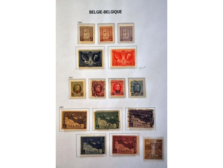 collectie 1849-2015 na 1900 meest */** met veel beter materiaal w.b. Albert met Helm, Mercier (met certificaat Diena), Grote 