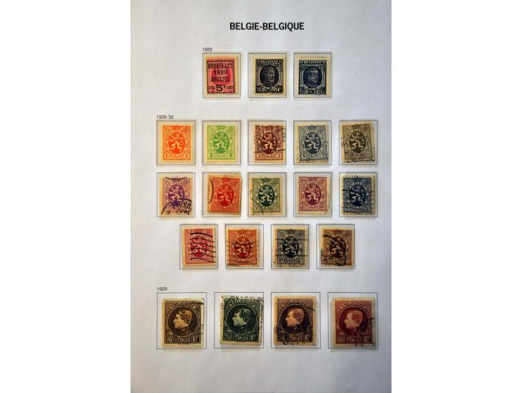 collectie 1849-2015 na 1900 meest */** met veel beter materiaal w.b. Albert met Helm, Mercier (met certificaat Diena), Grote 