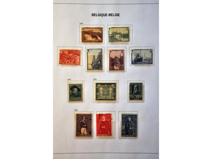 collectie 1849-2015 na 1900 meest */** met veel beter materiaal w.b. Albert met Helm, Mercier (met certificaat Diena), Grote 