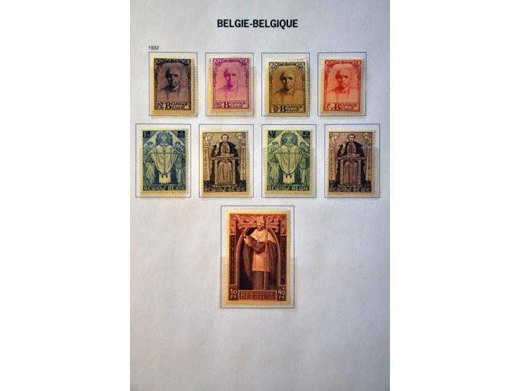 collectie 1849-2015 na 1900 meest */** met veel beter materiaal w.b. Albert met Helm, Mercier (met certificaat Diena), Grote 