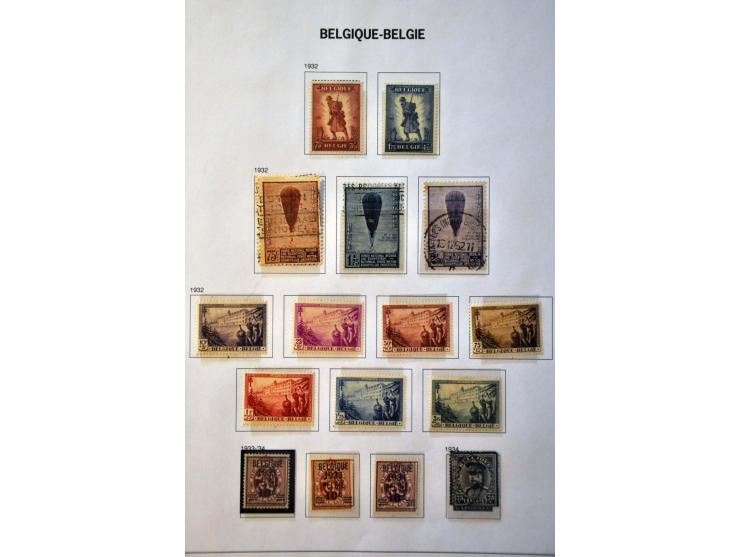 collectie 1849-2015 na 1900 meest */** met veel beter materiaal w.b. Albert met Helm, Mercier (met certificaat Diena), Grote 