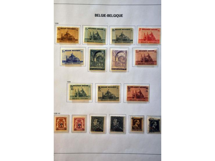 collectie 1849-2015 na 1900 meest */** met veel beter materiaal w.b. Albert met Helm, Mercier (met certificaat Diena), Grote 