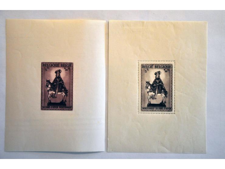 collectie 1849-2015 na 1900 meest */** met veel beter materiaal w.b. Albert met Helm, Mercier (met certificaat Diena), Grote 
