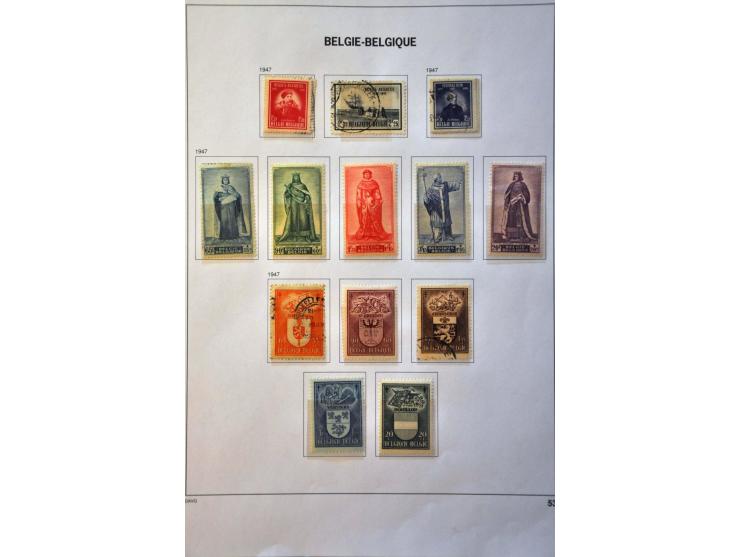 collectie 1849-2015 na 1900 meest */** met veel beter materiaal w.b. Albert met Helm, Mercier (met certificaat Diena), Grote 
