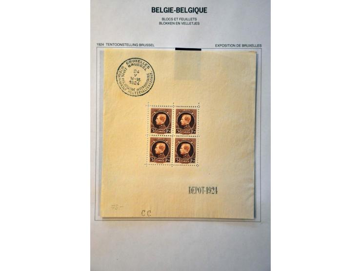 collectie 1849-2015 na 1900 meest */** met veel beter materiaal w.b. Albert met Helm, Mercier (met certificaat Diena), Grote 