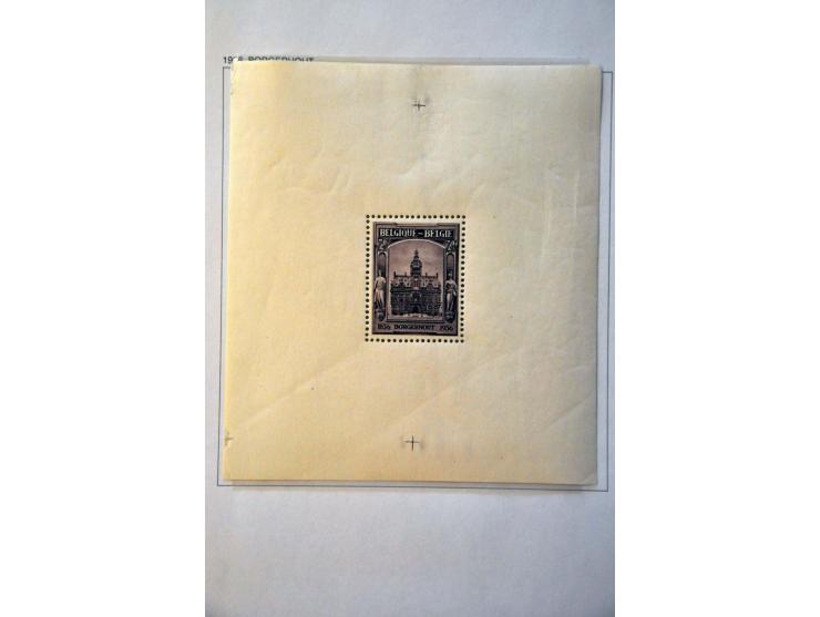 collectie 1849-2015 na 1900 meest */** met veel beter materiaal w.b. Albert met Helm, Mercier (met certificaat Diena), Grote 