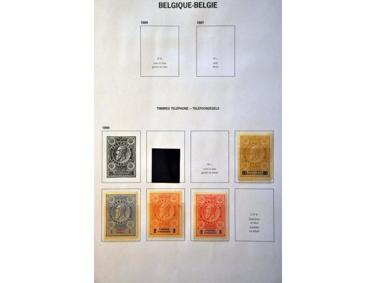 collectie 1849-2015 na 1900 meest */** met veel beter materiaal w.b. Albert met Helm, Mercier (met certificaat Diena), Grote 
