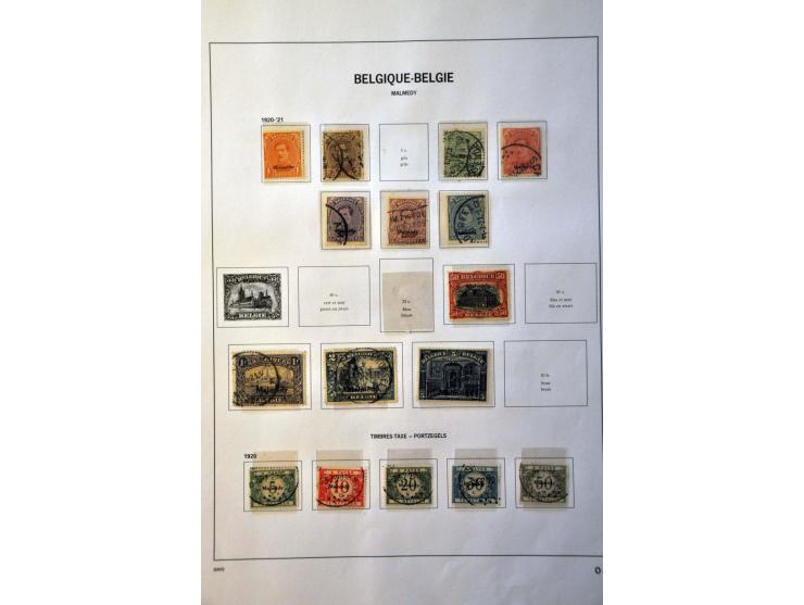 collectie 1849-2015 na 1900 meest */** met veel beter materiaal w.b. Albert met Helm, Mercier (met certificaat Diena), Grote 