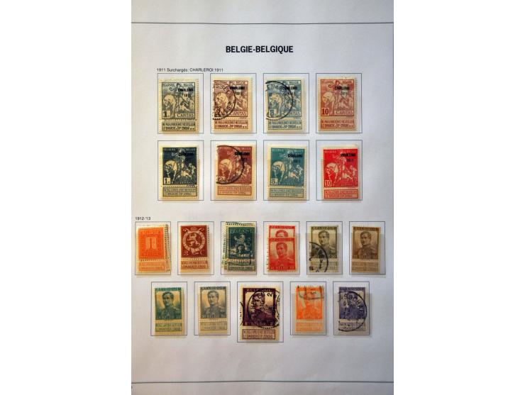 collectie 1849-2015 na 1900 meest */** met veel beter materiaal w.b. Albert met Helm, Mercier (met certificaat Diena), Grote 