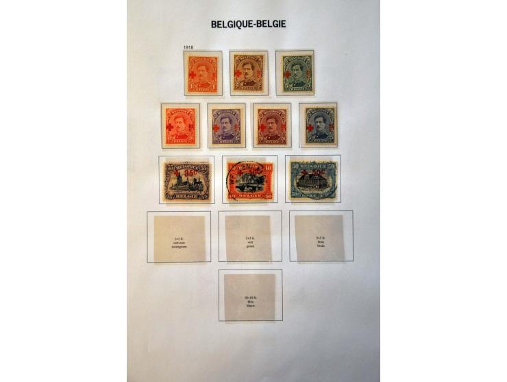 collectie 1849-2015 na 1900 meest */** met veel beter materiaal w.b. Albert met Helm, Mercier (met certificaat Diena), Grote 