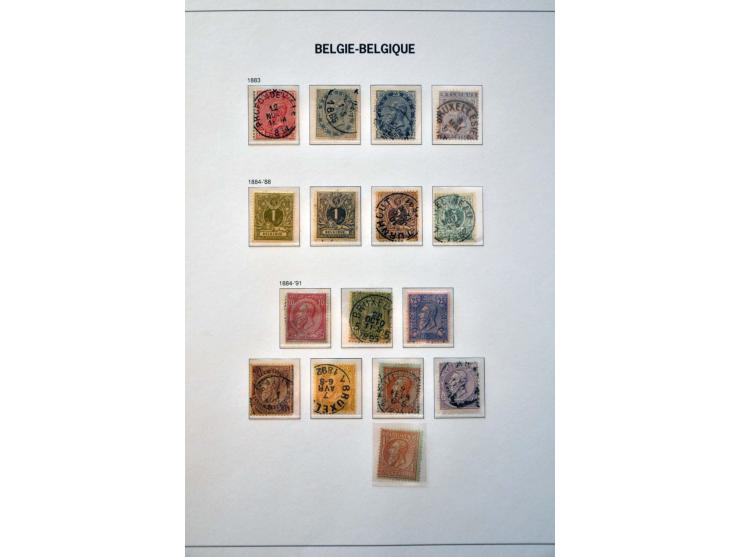 collectie 1849-2004 meest */** met veel beter materiaal w.b. Albert met Helm, Mercier, UPU 1952, voorafstempelingen, spoorweg