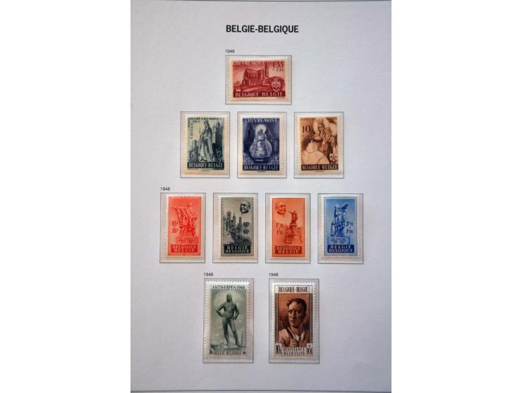 collectie 1849-2004 meest */** met veel beter materiaal w.b. Albert met Helm, Mercier, UPU 1952, voorafstempelingen, spoorweg