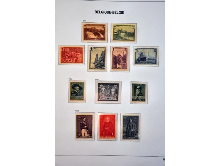 collectie 1849-1961 met betere ex. w.b. nr. 37 (gerepareerd) in 2 luxe Davo albums