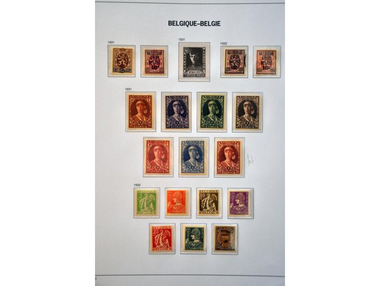 collectie 1849-1961 met betere ex. w.b. nr. 37 (gerepareerd) in 2 luxe Davo albums