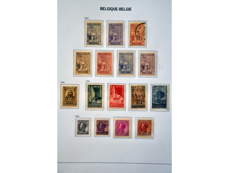 collectie 1849-1961 met betere ex. w.b. nr. 37 (gerepareerd) in 2 luxe Davo albums