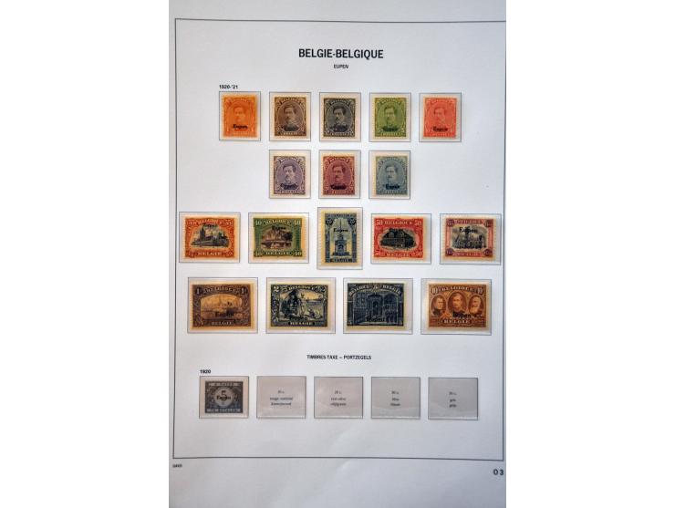 collectie 1849-1961 met betere ex. w.b. nr. 37 (gerepareerd) in 2 luxe Davo albums