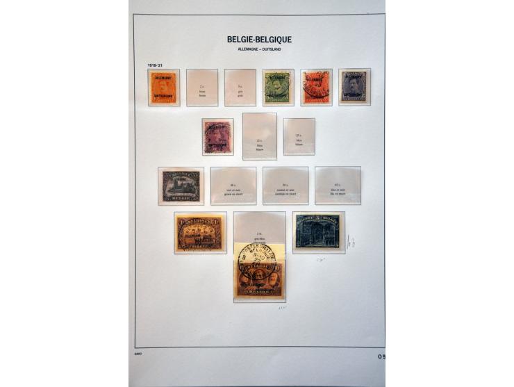 collectie 1849-1961 met betere ex. w.b. nr. 37 (gerepareerd) in 2 luxe Davo albums