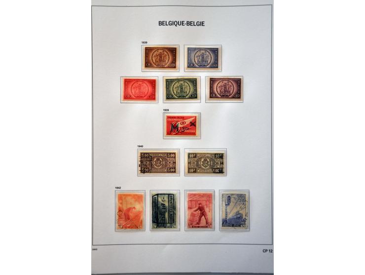 collectie 1849-1961 met betere ex. w.b. nr. 37 (gerepareerd) in 2 luxe Davo albums