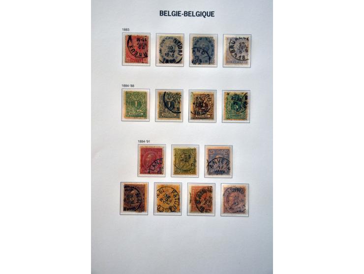 collectie 1849-1961 met betere ex. w.b. nr. 37 (gerepareerd) in 2 luxe Davo albums