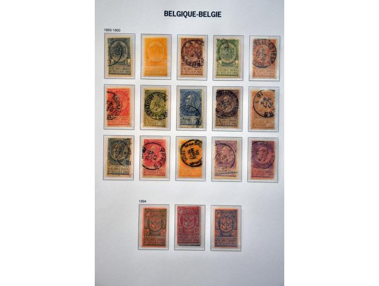 collectie 1849-1961 met betere ex. w.b. nr. 37 (gerepareerd) in 2 luxe Davo albums