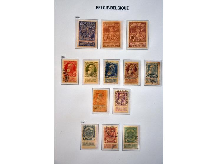 collectie 1849-1961 met betere ex. w.b. nr. 37 (gerepareerd) in 2 luxe Davo albums