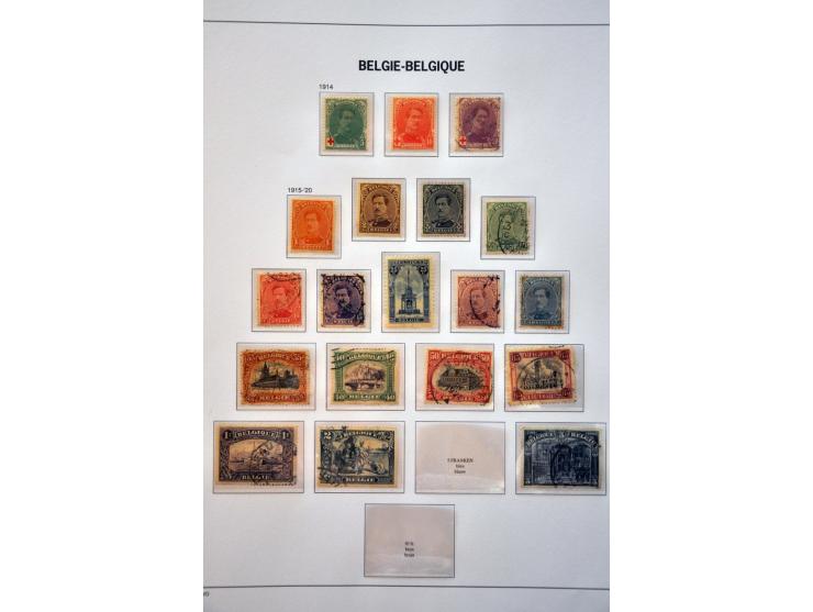 collectie 1849-1961 met betere ex. w.b. nr. 37 (gerepareerd) in 2 luxe Davo albums