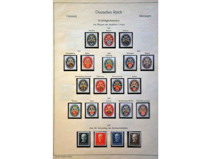 collectie 1872-1945 */** deels gespecialiseerd met betere ex. en series in blanco Importa album