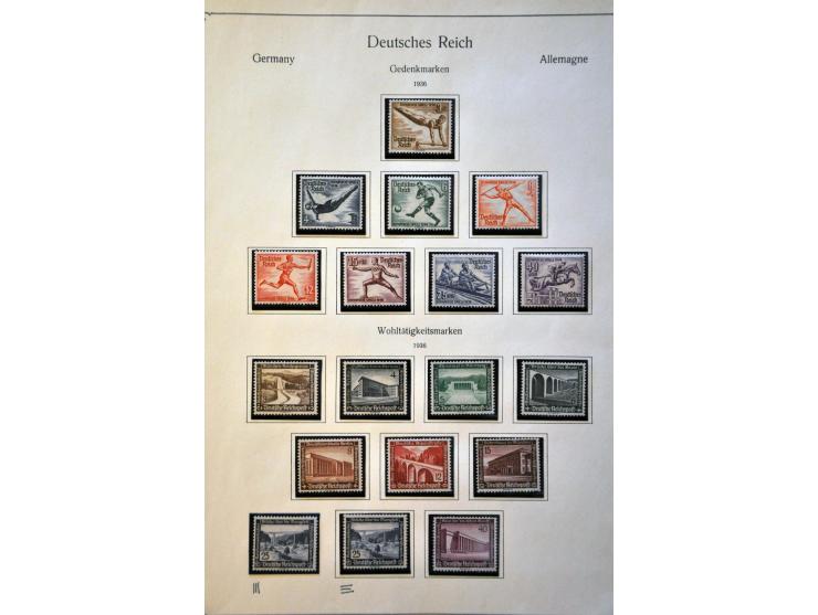 collectie 1872-1945 */** deels gespecialiseerd met betere ex. en series in blanco Importa album