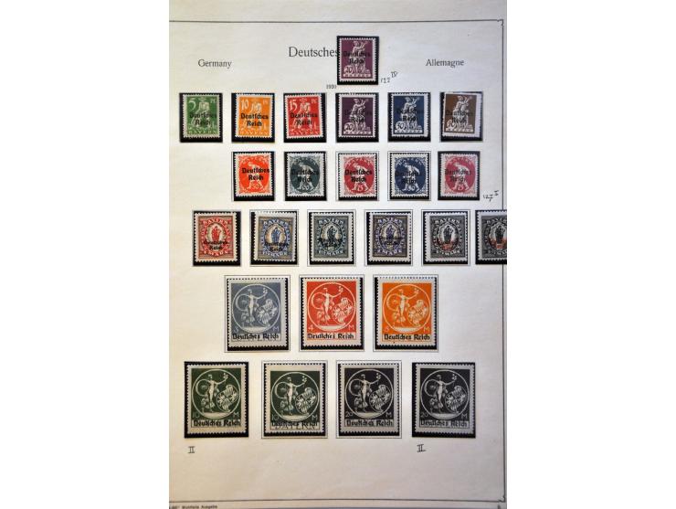 collectie 1872-1945 */** deels gespecialiseerd met betere ex. en series in blanco Importa album