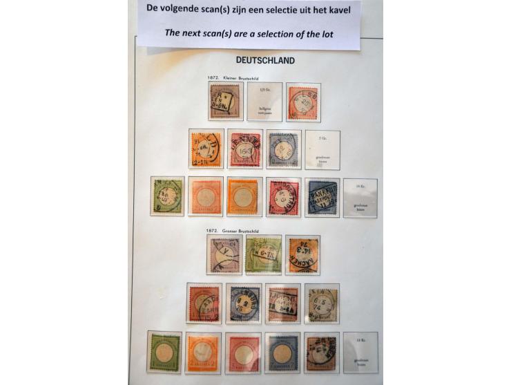 collectie zowel gestempeld als * verzameld w.b. Iposta blok 1930 ** doch 2 vouwen in rand in Davo album