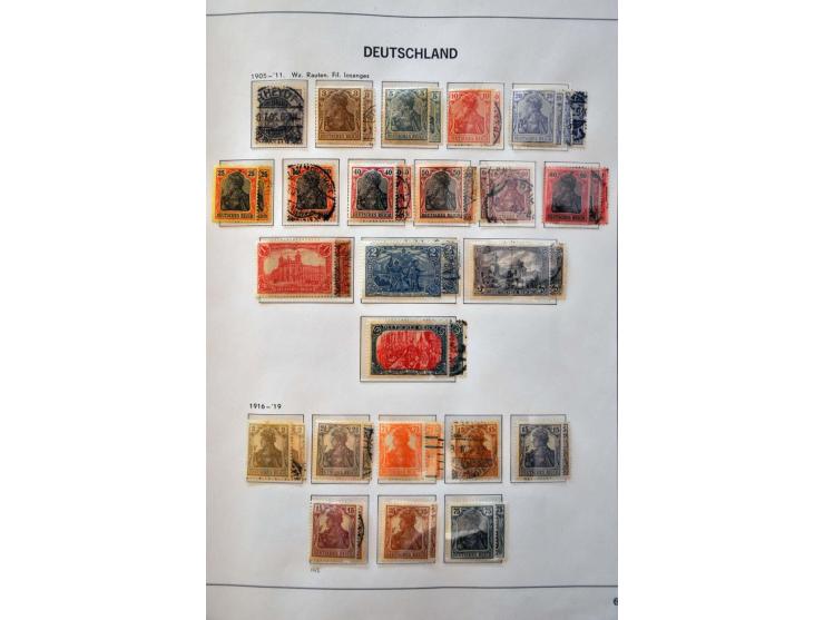 collectie zowel gestempeld als * verzameld w.b. Iposta blok 1930 ** doch 2 vouwen in rand in Davo album