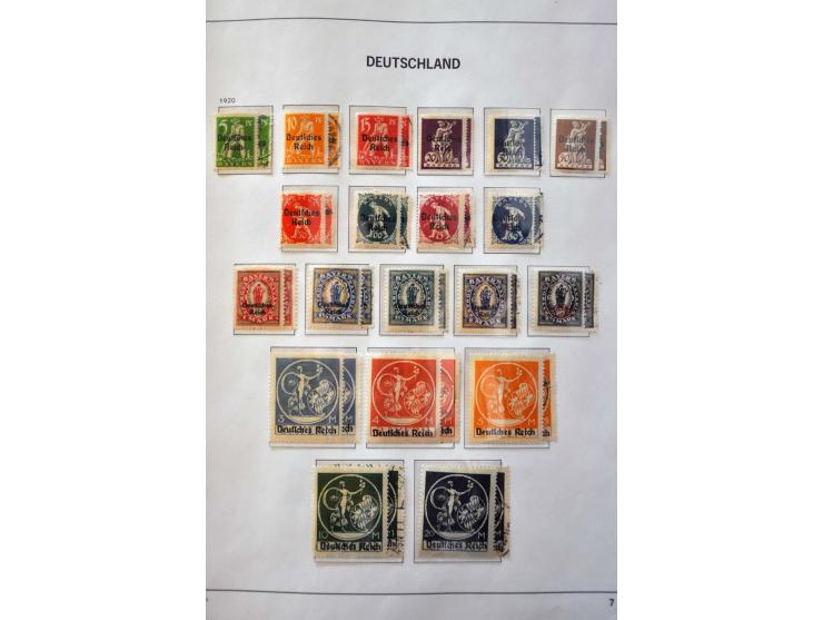 collectie zowel gestempeld als * verzameld w.b. Iposta blok 1930 ** doch 2 vouwen in rand in Davo album