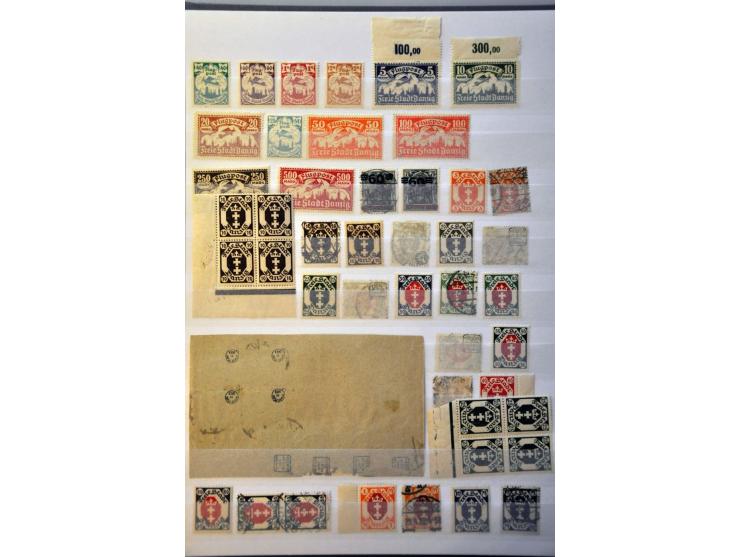 collectie w.b. kleurverschillen in 2 insteekboeken