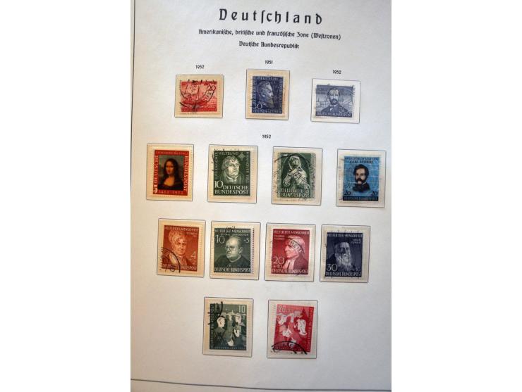 collectie deels zowel gestempeld als */** verzameld w.b. Berlijn met betere series, Bund tot 2012 w.b. veel nominaal en klein